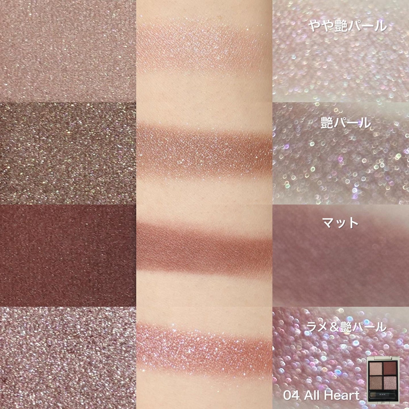 RMK シンクロマティック アイシャドウパレット/RMK/アイシャドウパレットを使ったクチコミ(3枚目)