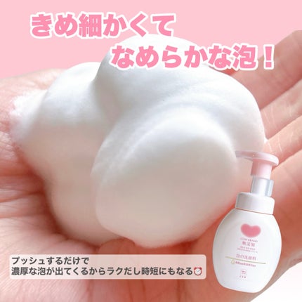 泡の洗顔料/カウブランド無添加/泡洗顔を使ったクチコミ(4枚目)