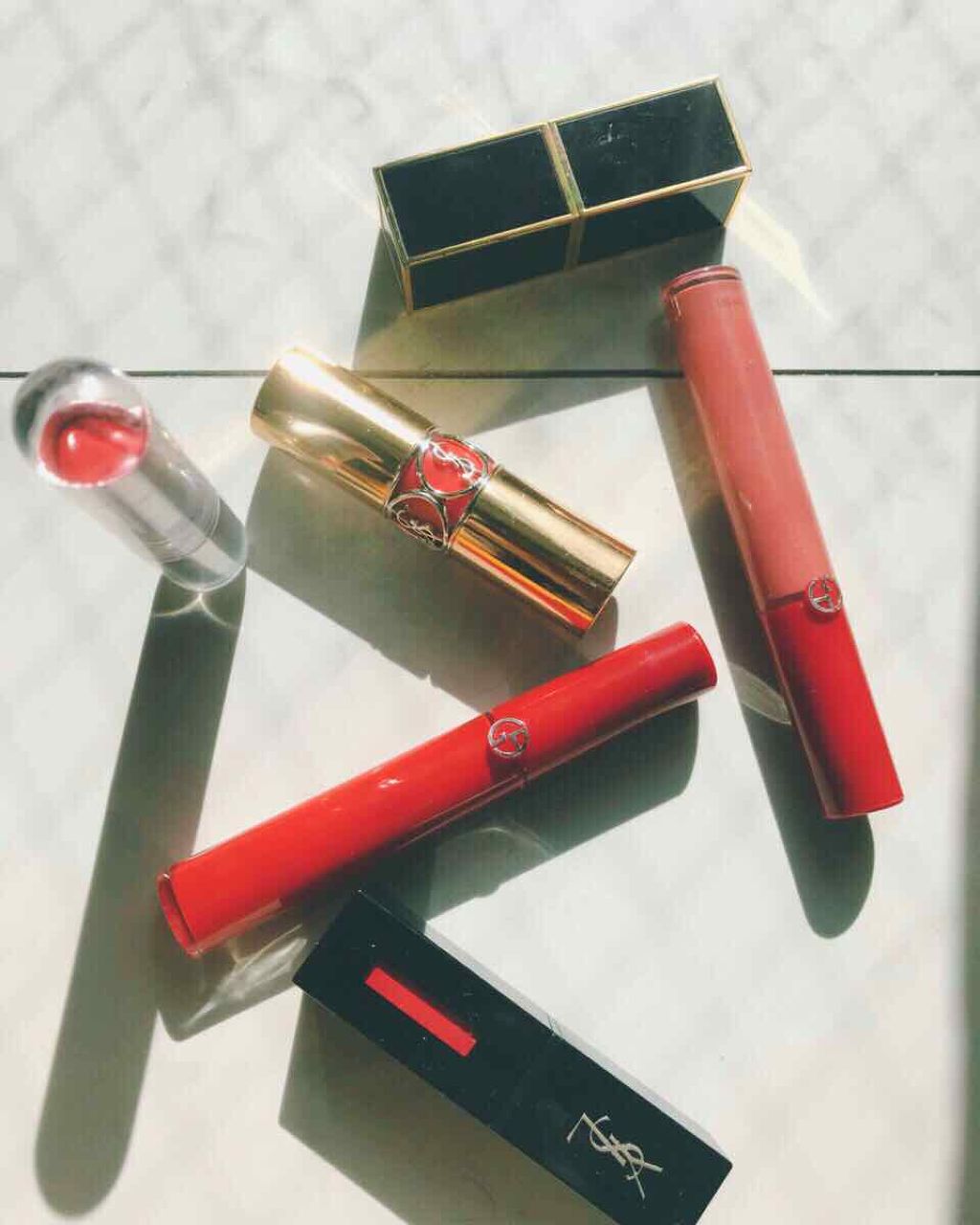 ルージュ アンリミテッド RD 160/shu uemura/口紅を使ったクチコミ（1枚目）