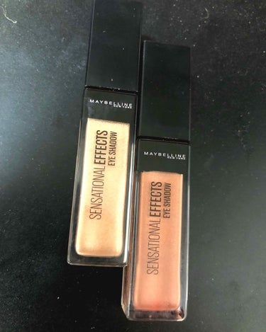 センセーショナルエフェクト アイシャドウ S01 ハニーグロス/MAYBELLINE NEW YORK/リキッドアイシャドウを使ったクチコミ（1枚目）