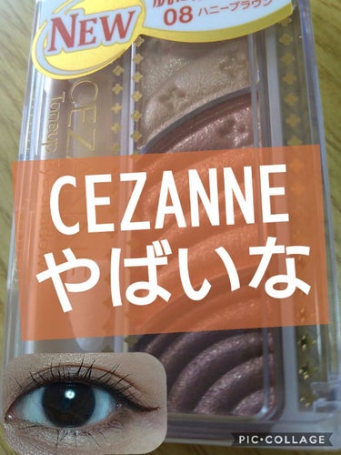 トーンアップアイシャドウ/CEZANNE/パウダーアイシャドウを使ったクチコミ（1枚目）