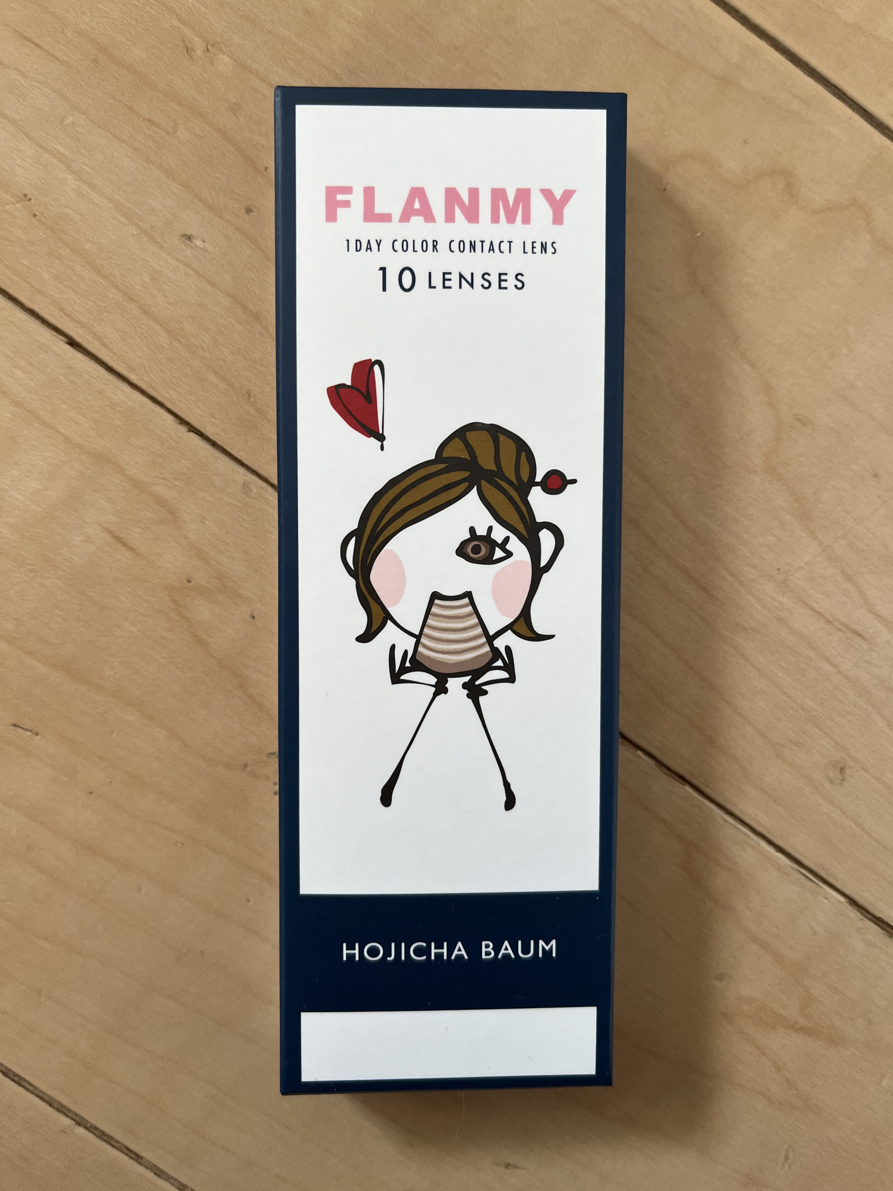 FLANMY 1day ホウジチャバーム/FLANMY/ワンデー（１DAY）カラコンを使ったクチコミ（1枚目）