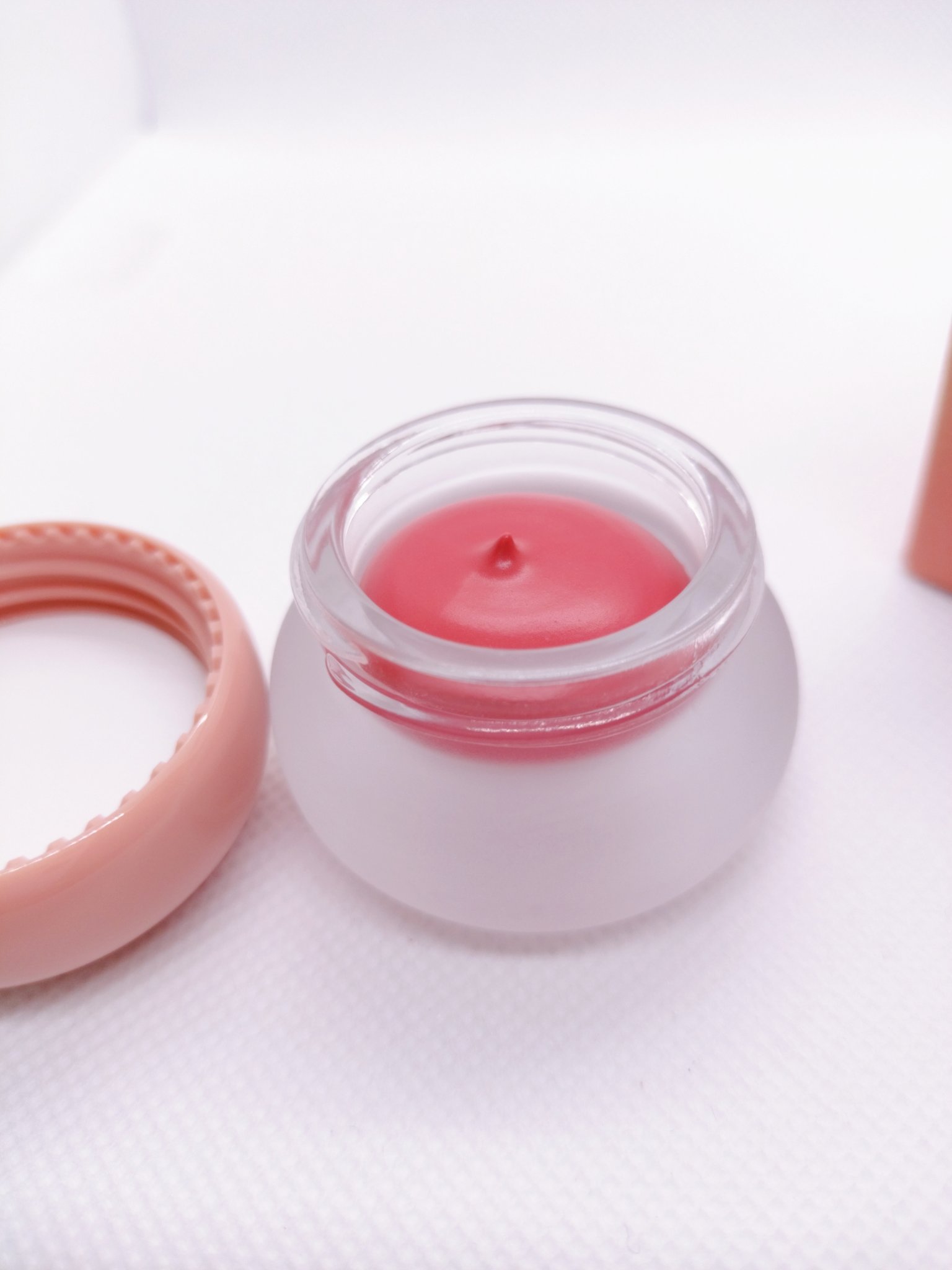 リップアンドチーク ブラーリープリンポット ND02 ライク/fwee/口紅を使ったクチコミ（3枚目）