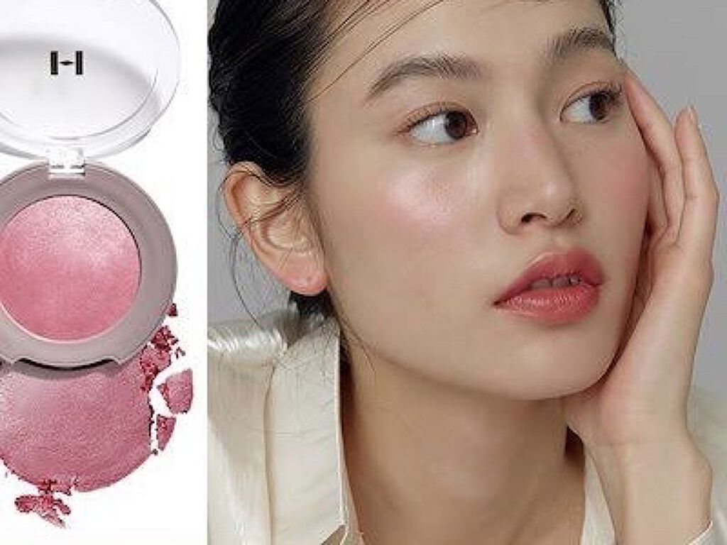 トゥルーディメンショングロウチーク/hince/パウダーチークを使ったクチコミ（1枚目）