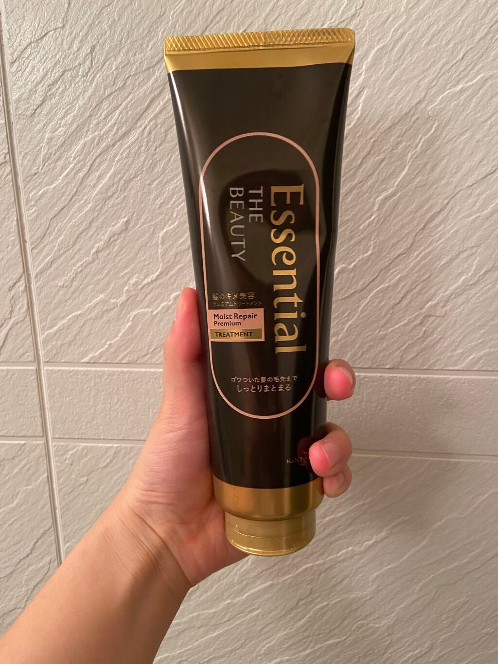 THE BEAUTY 髪のキメ美容プレミアムトリートメント<モイストリペアプレミアム>/エッセンシャル/洗い流すヘアトリートメントを使ったクチコミ(1枚目)