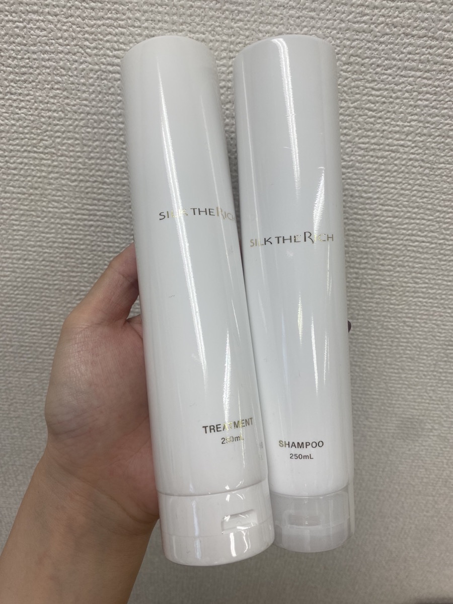 SILK THE RICH モイスト&リペア シャンプー・トリートメント/SILK THE RICH/市販シャンプーを使ったクチコミ（1枚目）