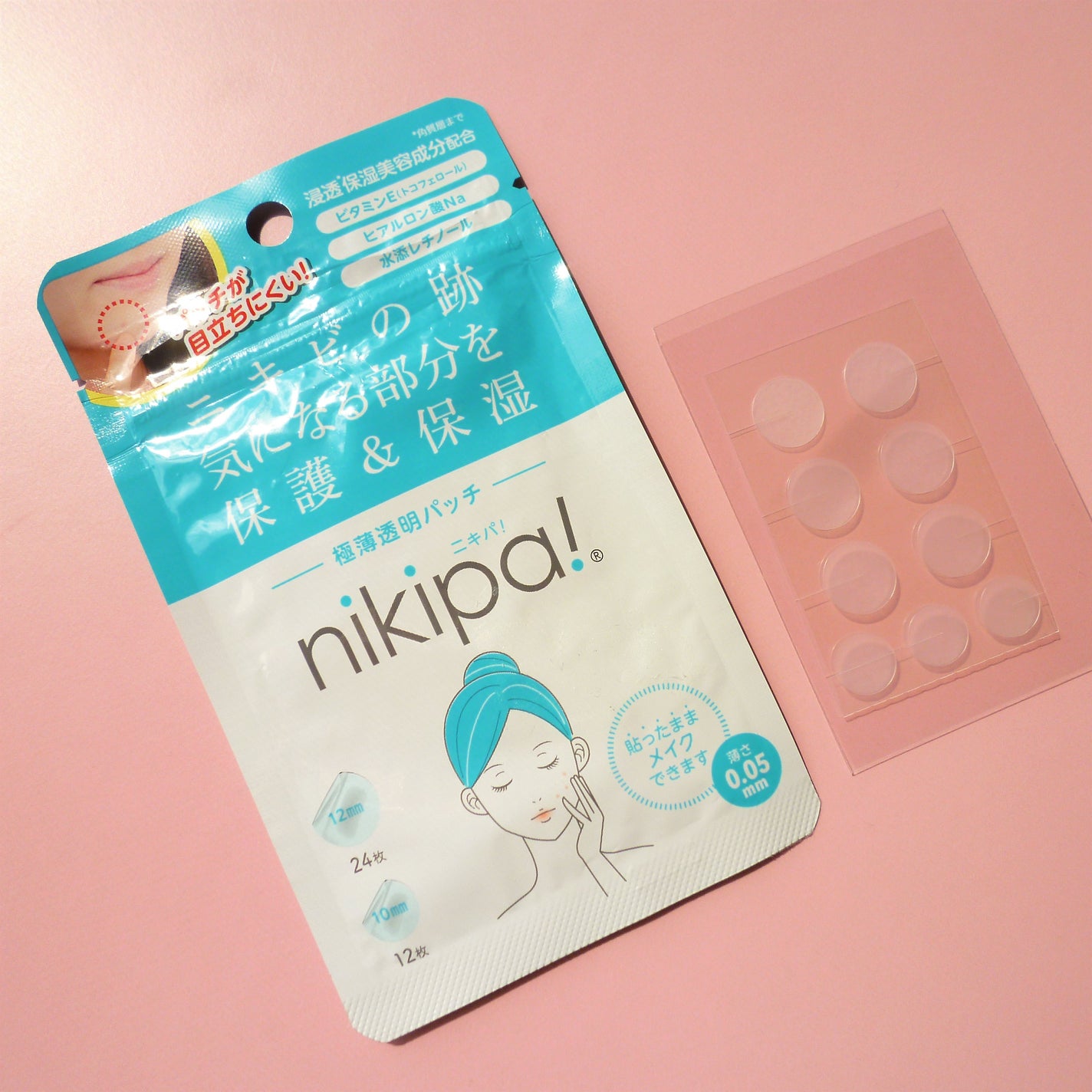 極薄透明パッチ nikipa!/金冠堂/にきびパッチを使ったクチコミ(2枚目)