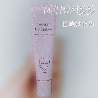 WHOMEE モイスト UVクリームのクチコミ「【使った商品】
#WHOMEE
#モイストUVクリーム
#30g  ¥1,650
SPF25 .....」（1枚目）