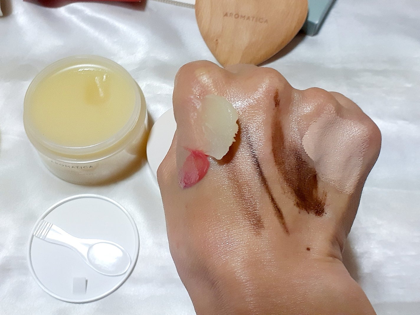 オレンジクレンジングシャーベット/AROMATICA/クレンジングバームを使ったクチコミ(8枚目)