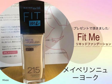 フィットミー リキッドファンデーション R/MAYBELLINE NEW YORK/リキッドファンデーションを使ったクチコミ（1枚目）