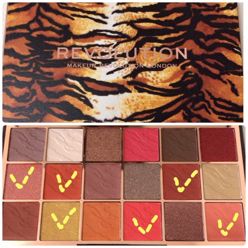 Wild Animal Fierce Eyeshadow Palette/MAKEUP REVOLUTION/アイシャドウパレットを使ったクチコミ(2枚目)