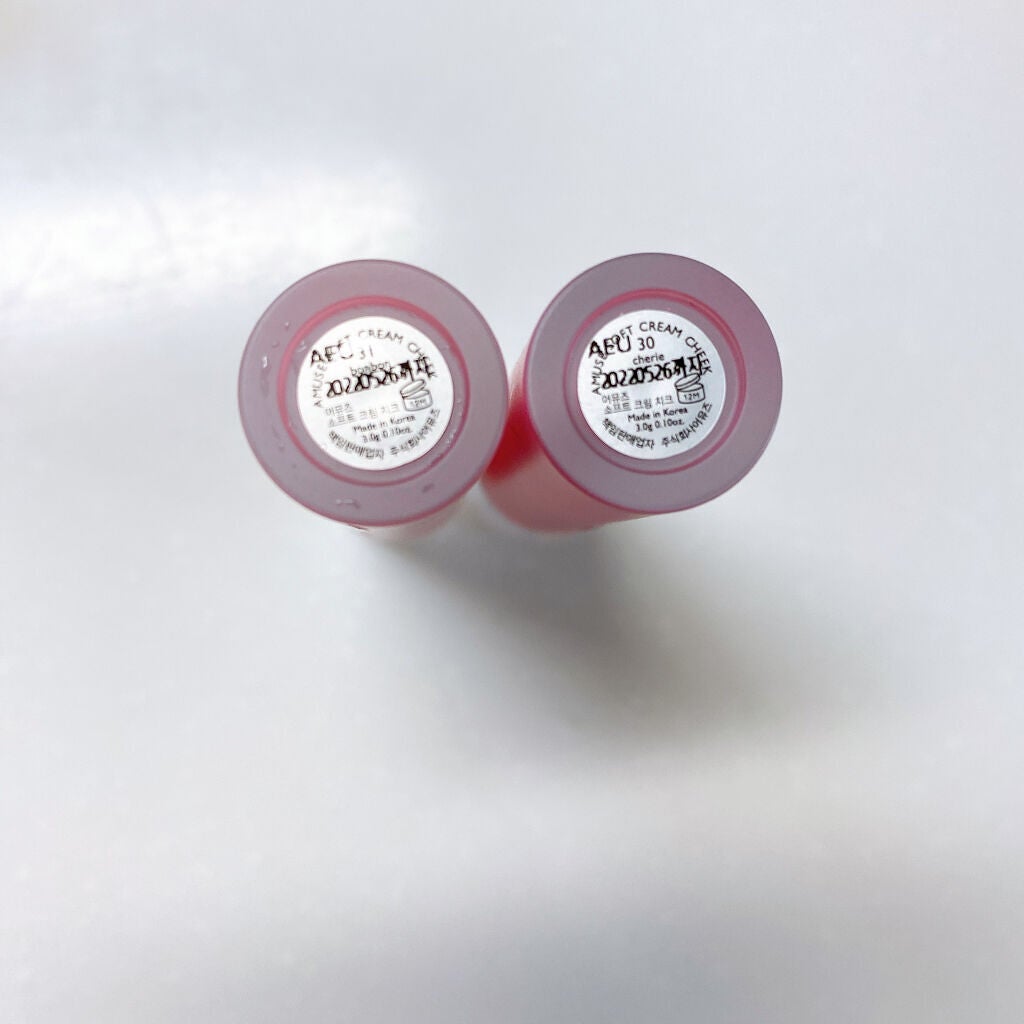 ソフトクリームチーク/AMUSE/リキッドチークを使ったクチコミ(4枚目)