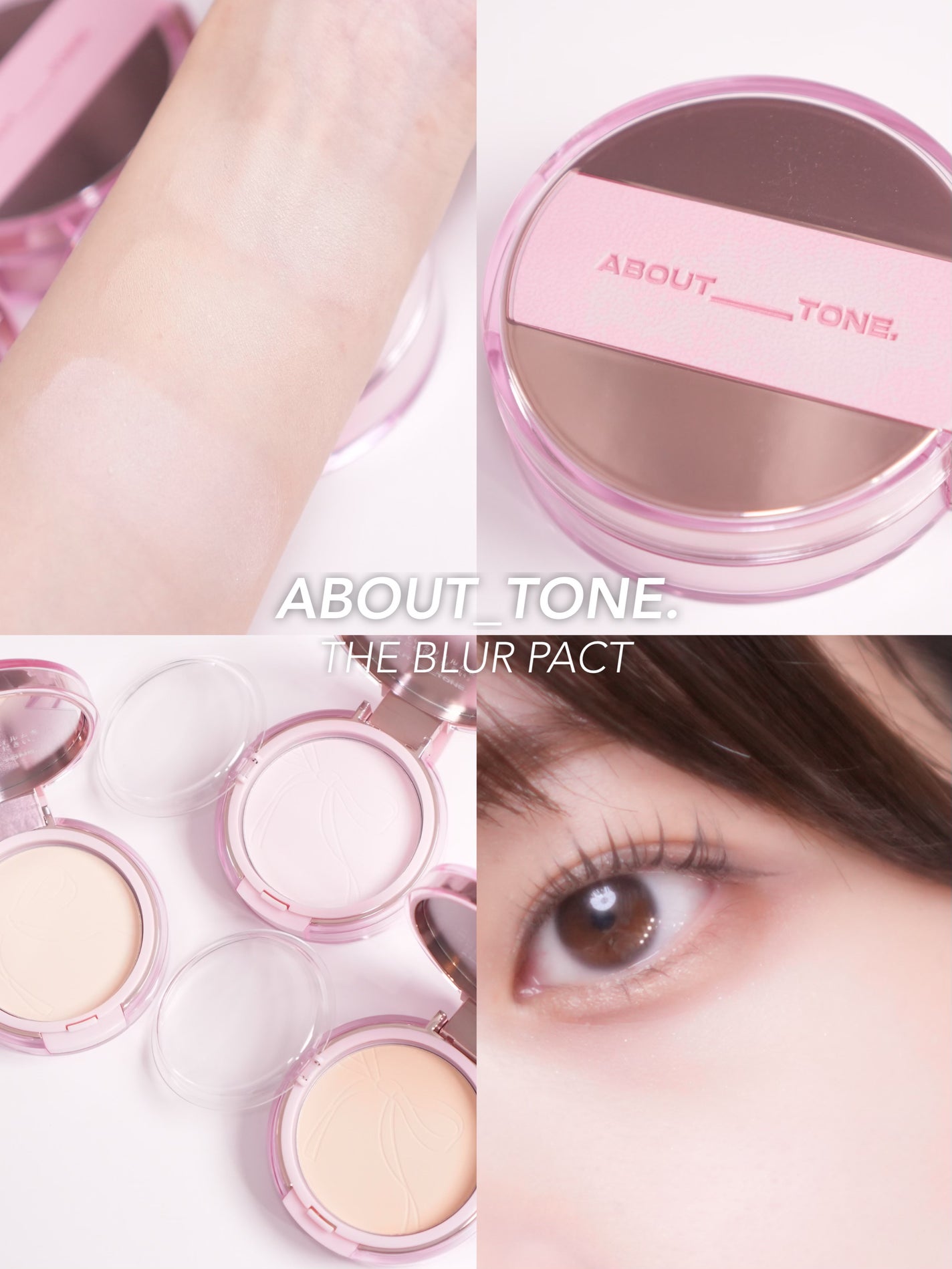 ザ・ブラーパウダーパクト/ABOUT TONE/プレストパウダーを使ったクチコミ(1枚目)
