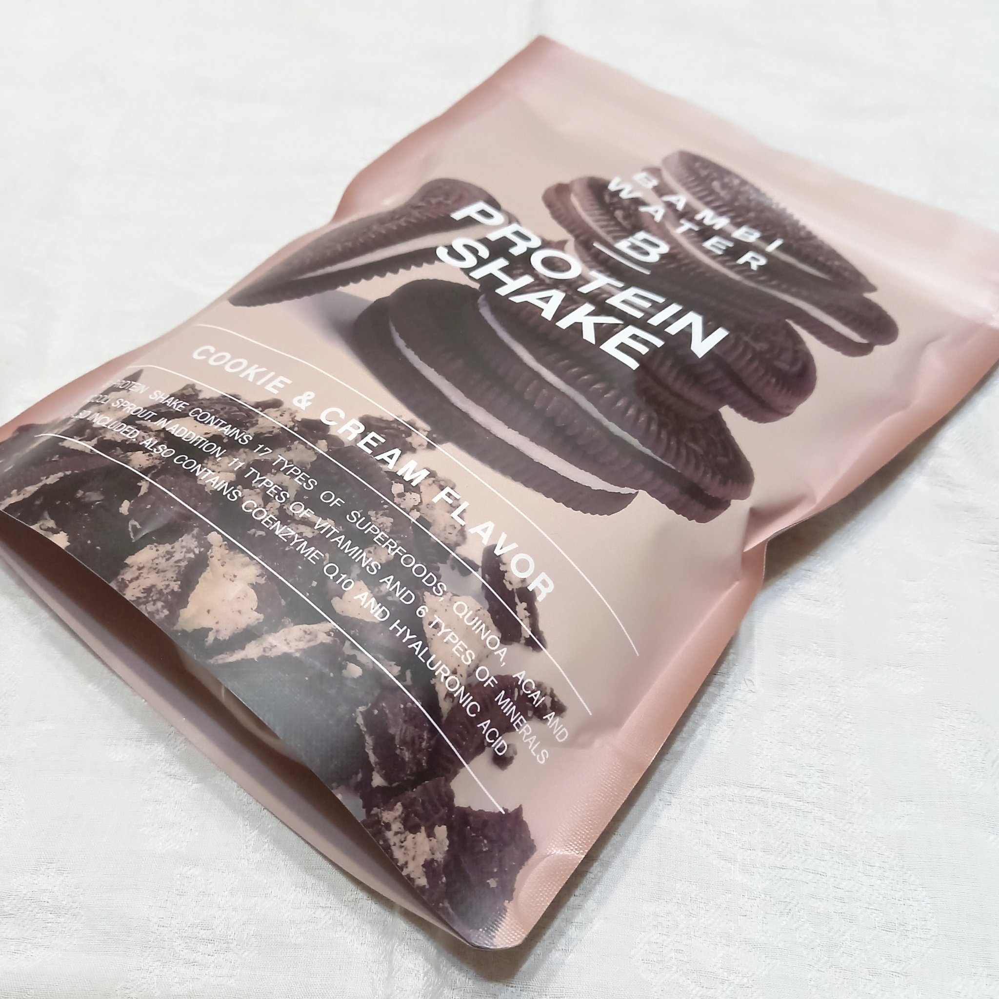 プロテインシェイク チーズケーキ/BAMBI WATER/その他プロテインを使ったクチコミ（3枚目）