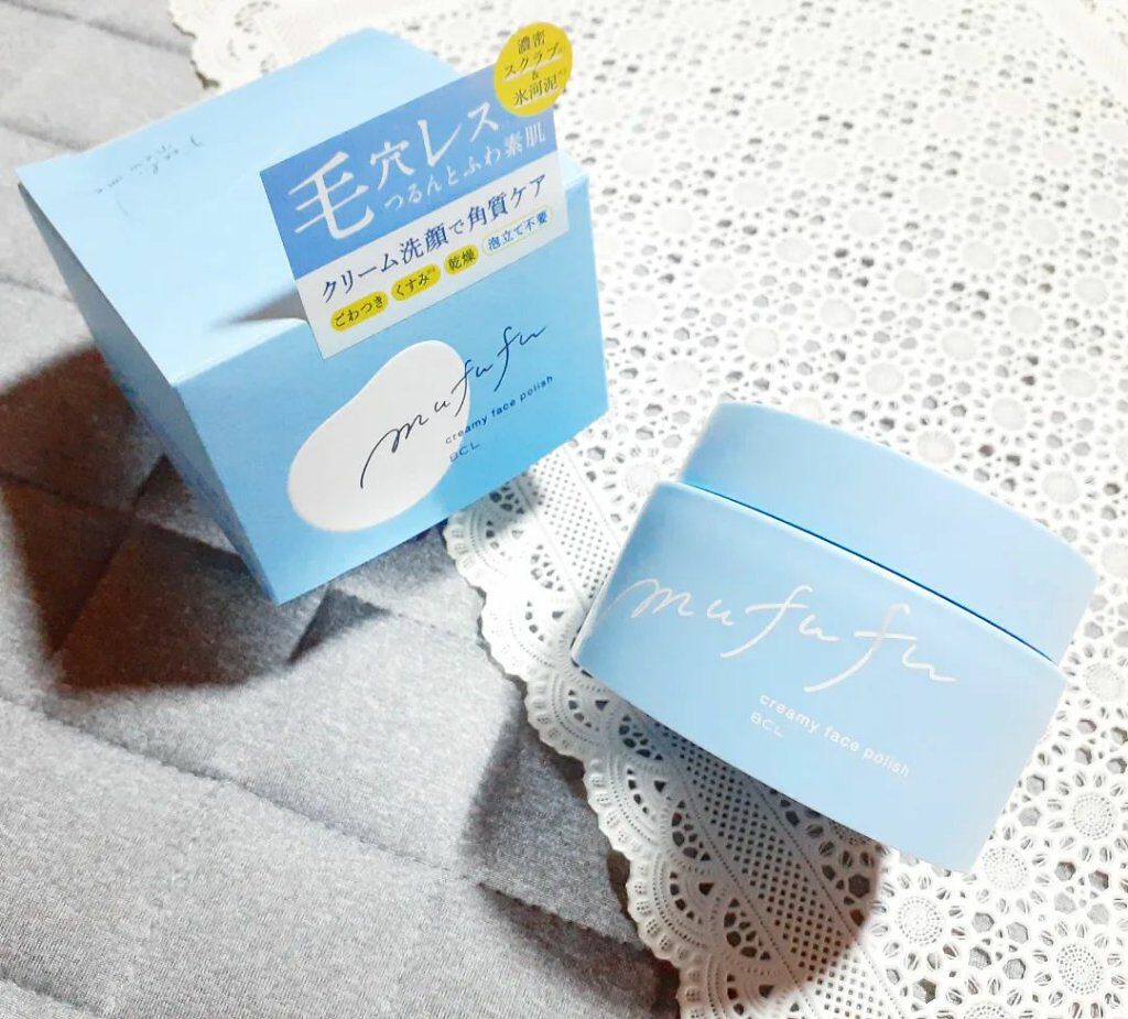 クリーミーフェイスポリッシュ/ムフフ/洗顔フォームを使ったクチコミ（1枚目）