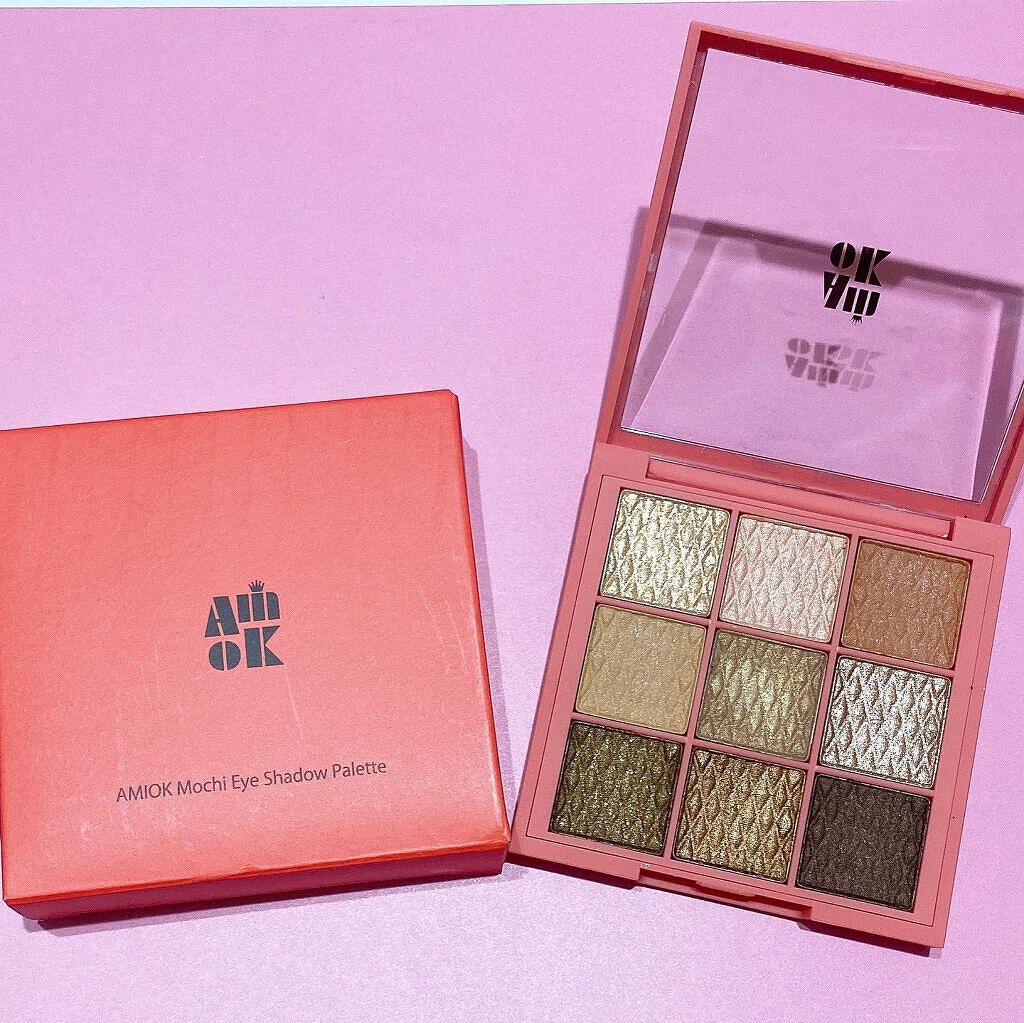 モチアイシャドウ/AMIOK/アイシャドウパレットを使ったクチコミ（2枚目）