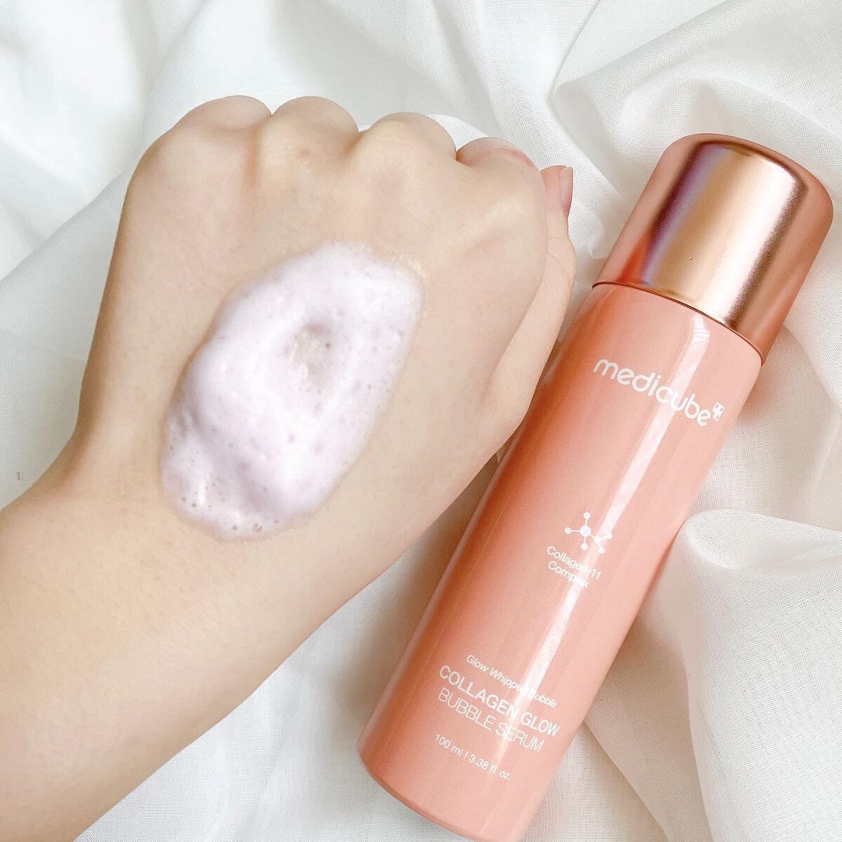 コラーゲンバブルセラム/MEDICUBE/美容液を使ったクチコミ(4枚目)