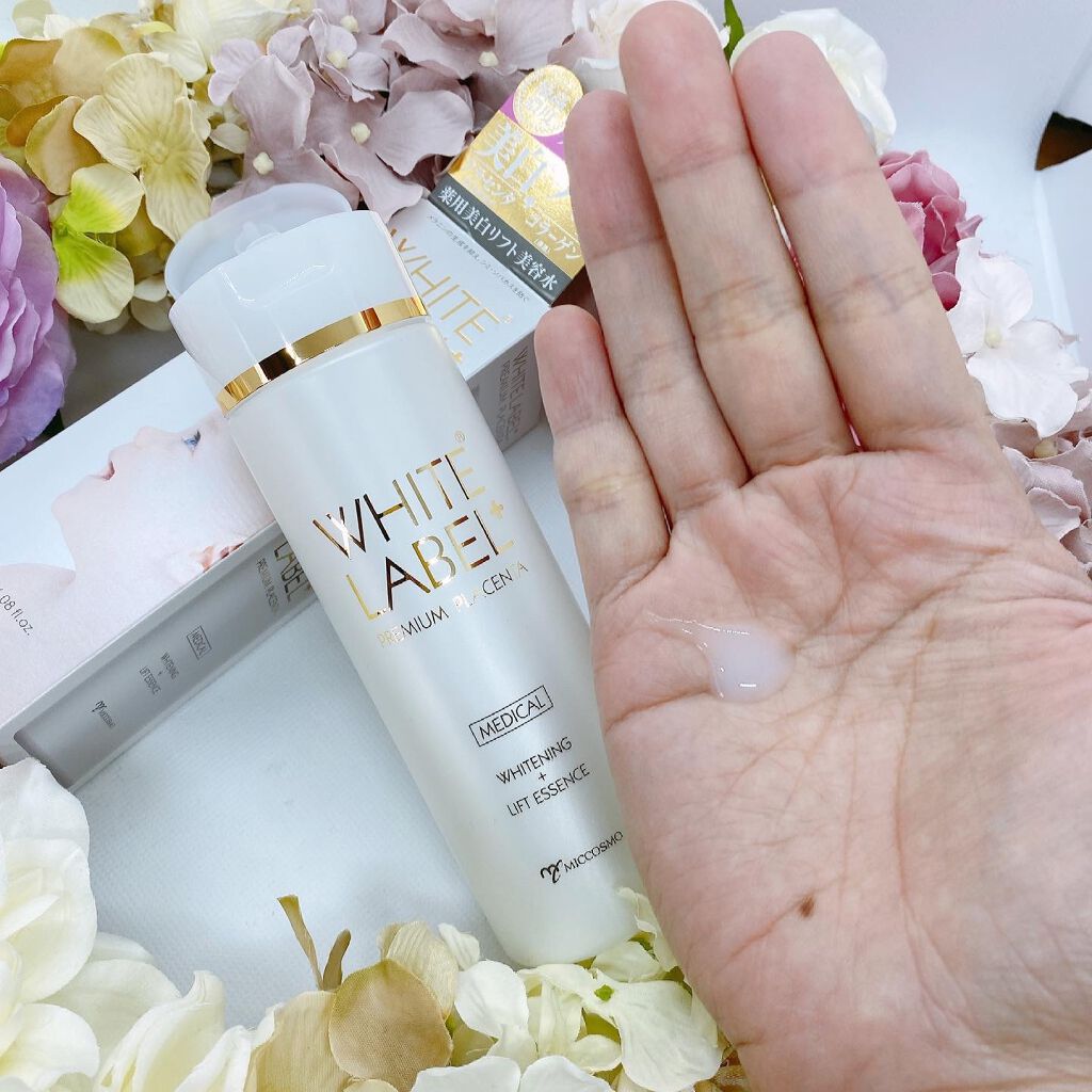 ホワイトラベルプラス 薬用プラセンタの美白リフト美容水/ホワイトラベル/化粧水を使ったクチコミ（2枚目）