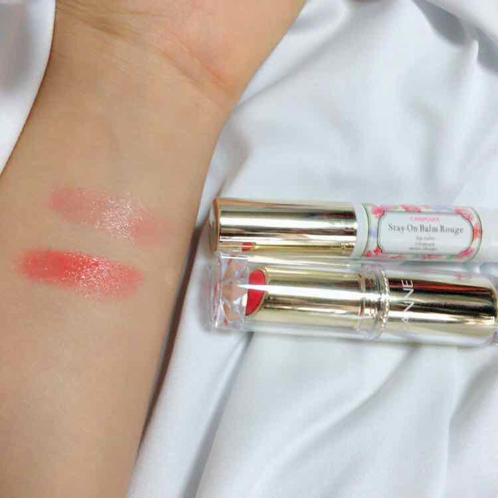 ステイオンバームルージュ/キャンメイク/口紅を使ったクチコミ(3枚目)