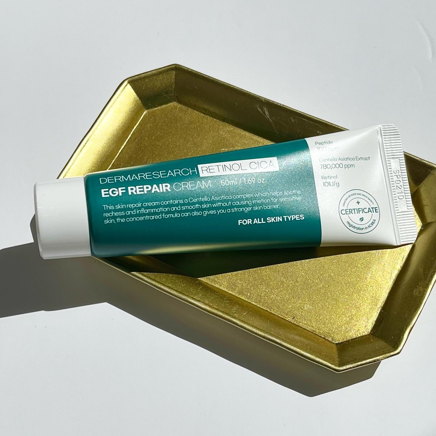 レチノールシカEGFリペアクリーム/DERMA RESEARCH/フェイスクリームを使ったクチコミ（1枚目）