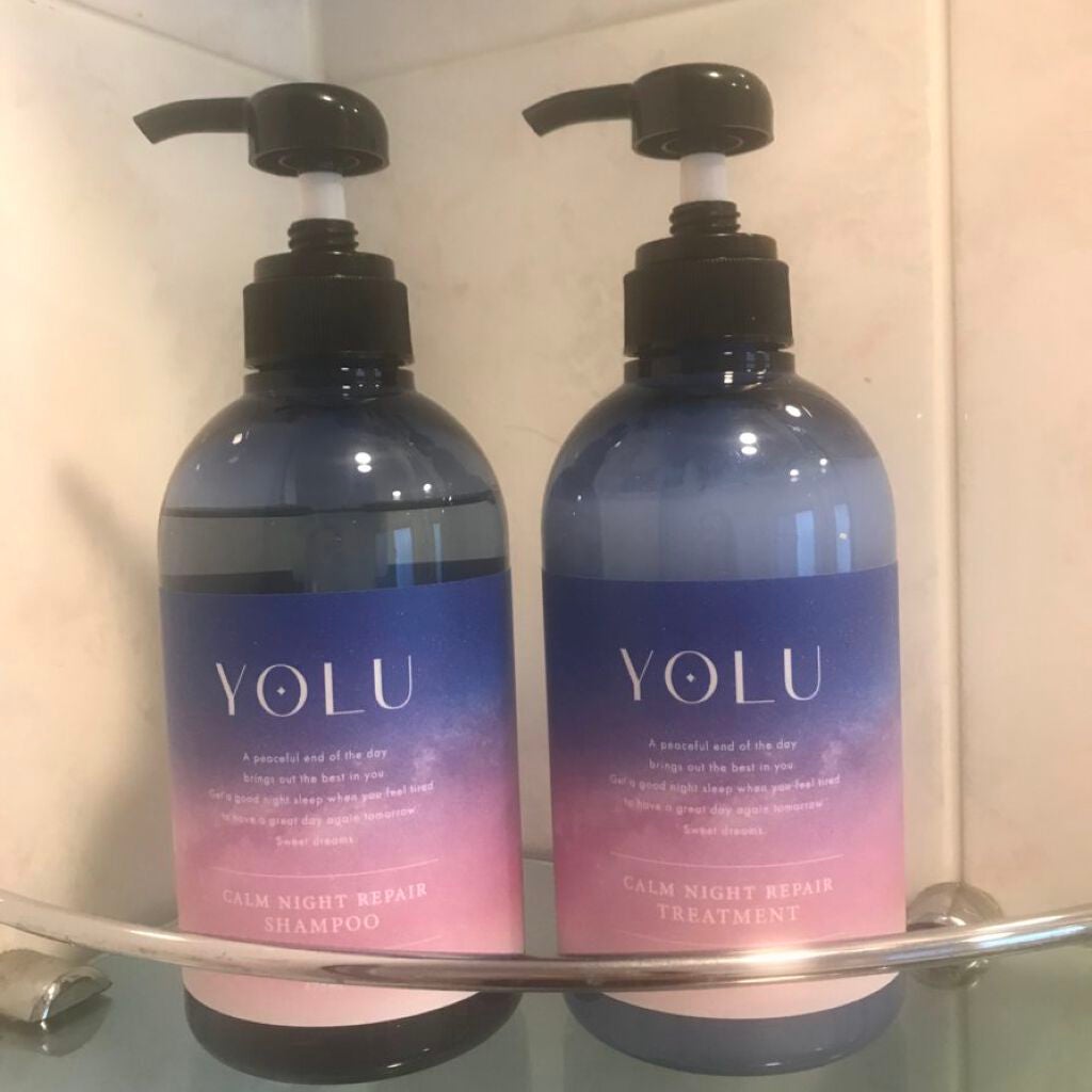 カームナイトリペアシャンプー/トリートメント/YOLU/市販シャンプーを使ったクチコミ(2枚目)