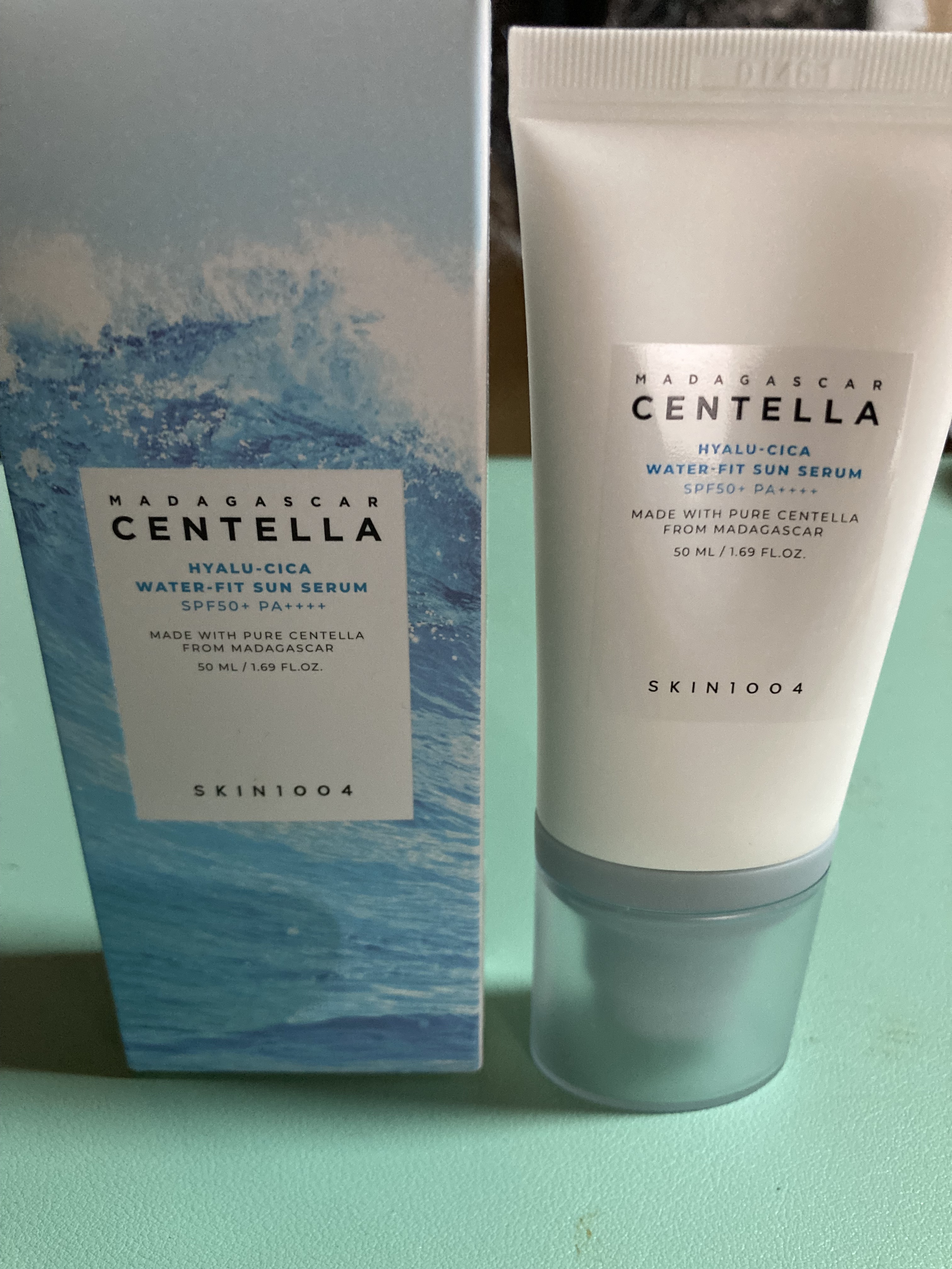 ヒアルーシカ ウォーターフィット サンセラム/SKIN1004/日焼け止めローションを使ったクチコミ（1枚目）