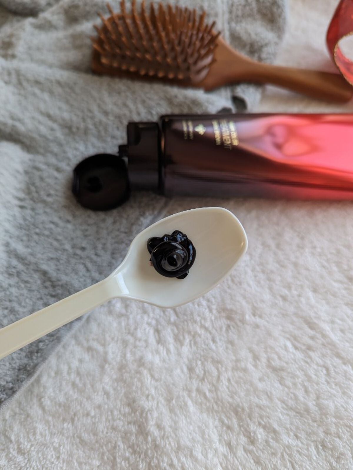 RJヘアカラートリートメント/アピセラピーコスメティクス/洗い流すヘアトリートメントを使ったクチコミ(2枚目)