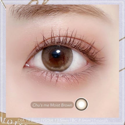 Chu's me monthly/Chu's me/1ヶ月(1MONTH)カラコンを使ったクチコミ(2枚目)