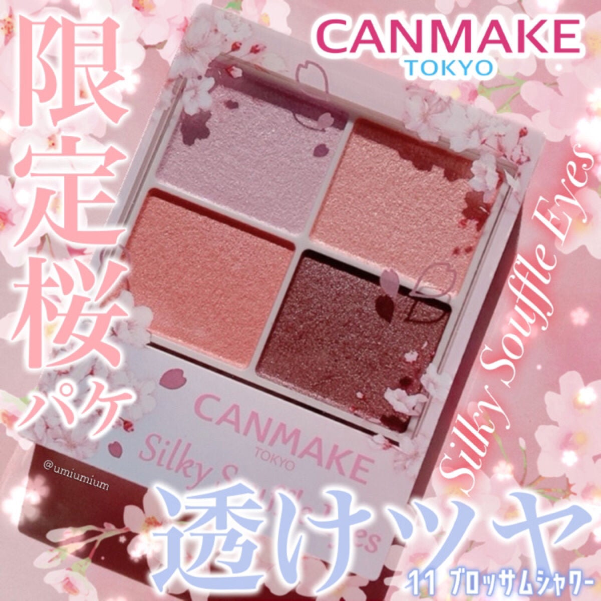 シルキースフレアイズ/キャンメイク/アイシャドウパレットを使ったクチコミ(1枚目)