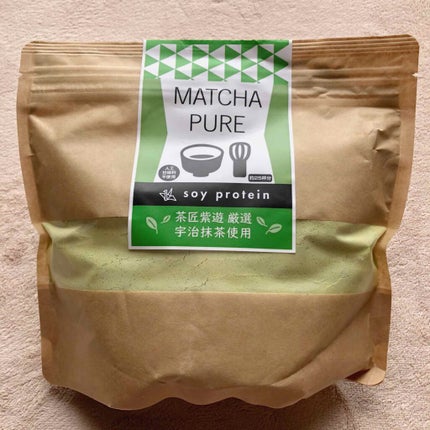 MATCHA PURE(プロテインパウダー)/ピュアパートナー/ソイプロテインを使ったクチコミ(1枚目)