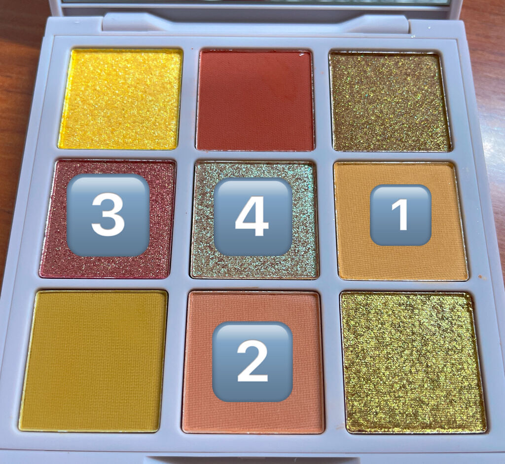 VenusMarble 9色アイシャドウパレット/Venus Marble/アイシャドウパレットを使ったクチコミ（3枚目）