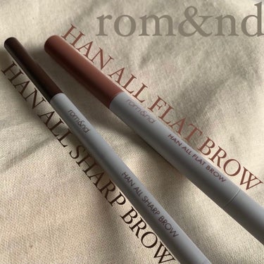 HAN ALL SHARP BROW W1 GENTLE BROWN/rom&nd/アイブロウペンシルを使ったクチコミ（1枚目）