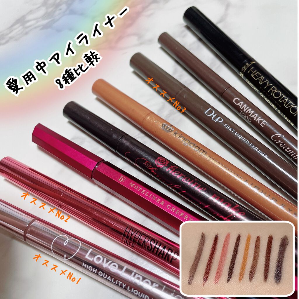 スムースリキッドアイライナー スーパーキープ/ヒロインメイク/リキッドアイライナーを使ったクチコミ(1枚目)