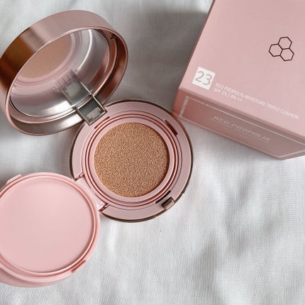 RED PROPOLIS MOISTURE TRIPLE CUSHION/SERENDI BEAUTY/クッションファンデーションを使ったクチコミ(4枚目)