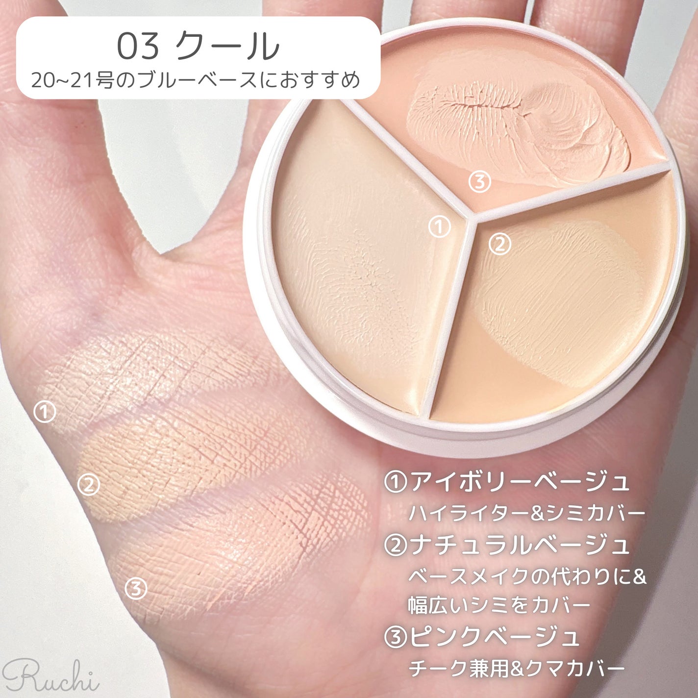 カバーアッププロコンシーラー/TFIT/パレットコンシーラーを使ったクチコミ(3枚目)