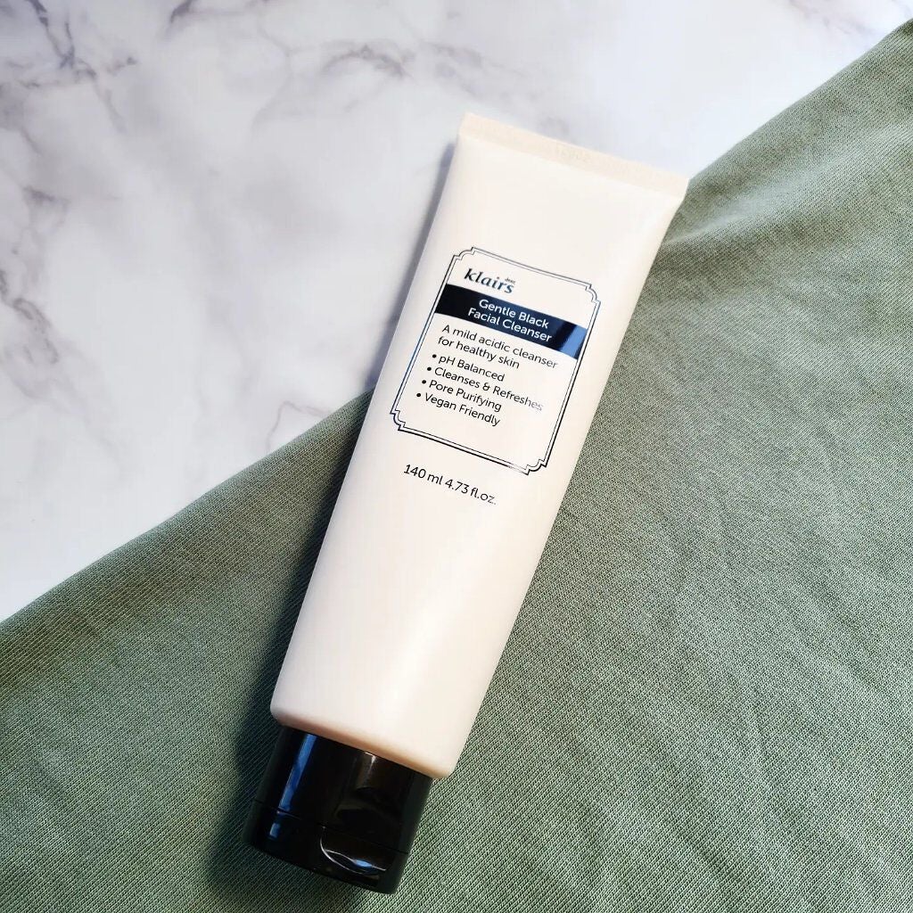 ジェントルブラックフェイシャルクレンザー(140ml)/Klairs/洗顔フォームを使ったクチコミ(1枚目)