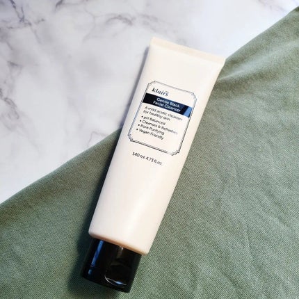 ジェントルブラックフェイシャルクレンザー(140ml)/Klairs/洗顔フォームを使ったクチコミ(1枚目)