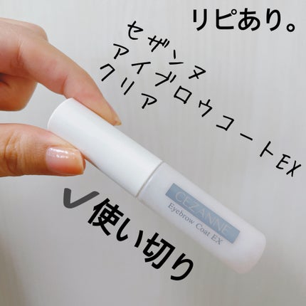 アイブロウコートEX/CEZANNE/アイブロウコートを使ったクチコミ(1枚目)