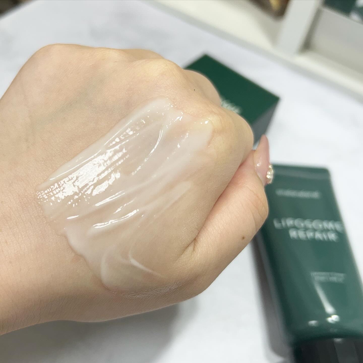 リポソーム リペア インテンシブ クリーム/shaishaishai/フェイスクリームを使ったクチコミ（2枚目）