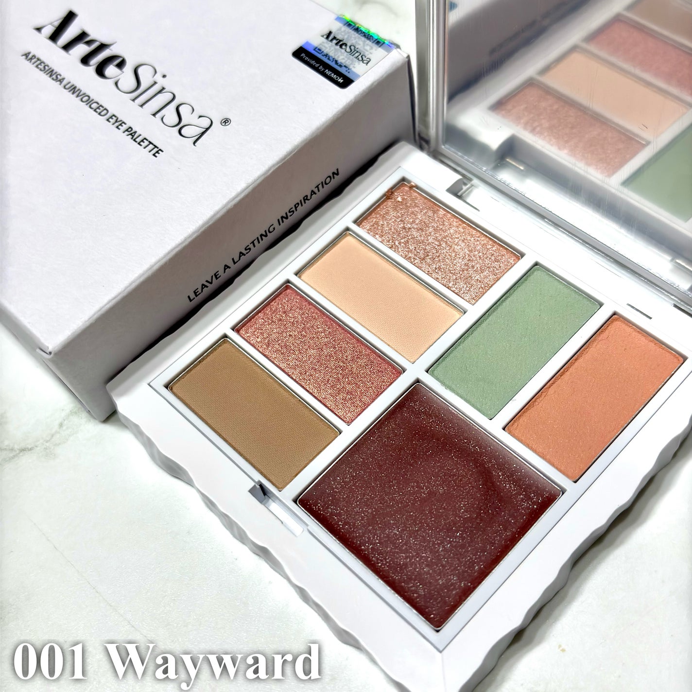 アンボイスドアイシャドウパレット/ArteSinsa/アイシャドウパレットを使ったクチコミ(2枚目)