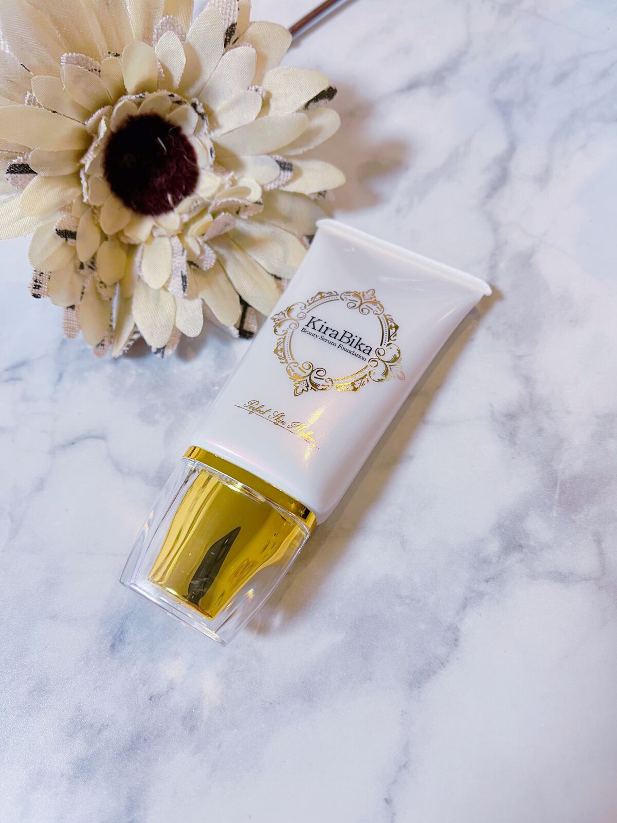 きらびか ビューティーセラムファンデーション/KiraBika/リキッドファンデーションを使ったクチコミ(1枚目)