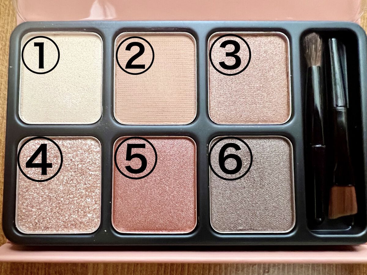 アイカラーパレット/heme/アイシャドウパレットを使ったクチコミ（3枚目）