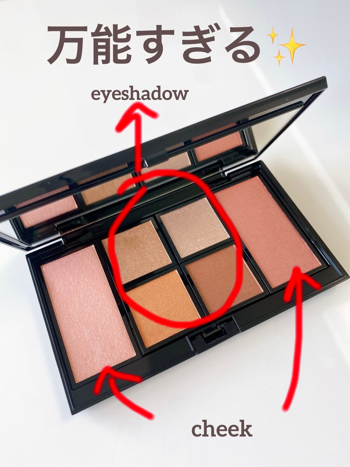 アイ & チーク コンパクトアディクション “ストーリー オブ ライフ”/ADDICTION/アイシャドウパレットを使ったクチコミ(2枚目)