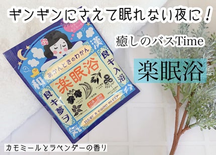 楽眠浴/あかんときのわかん/無機塩系入浴剤を使ったクチコミ(1枚目)