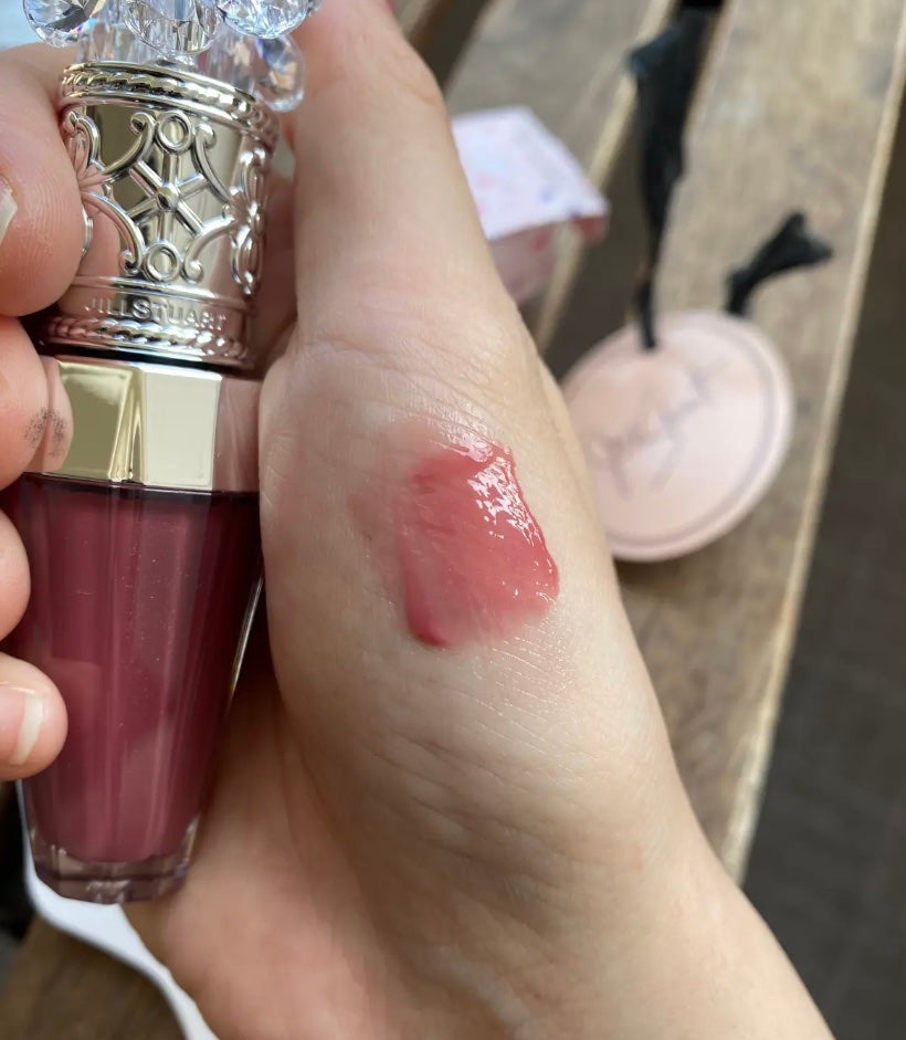 ジルスチュアート ブルームドロップ リップ&チーク シフォン/JILL STUART/リキッドチークを使ったクチコミ(3枚目)