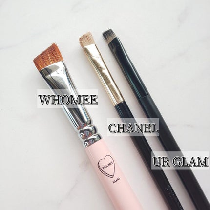 フーミー アイブロウブラシ 熊野筆/WHOMEE/メイクブラシを使ったクチコミ(3枚目)