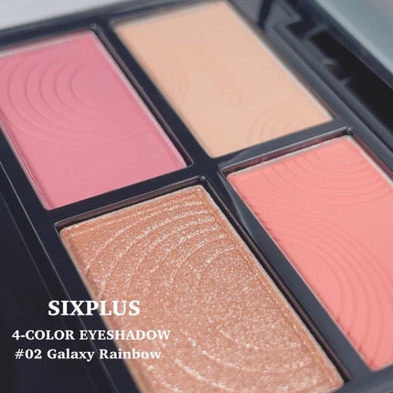 SIXPLUS 4色アイシャドウ/SIXPLUS/アイシャドウパレットを使ったクチコミ(2枚目)