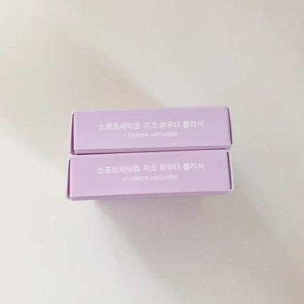 スポットライトチークパウダーブラッシャー/unce/パウダーチークを使ったクチコミ(5枚目)