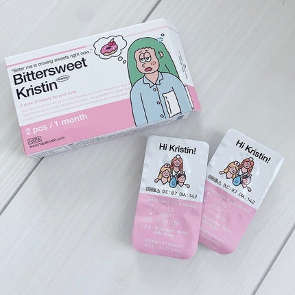 ビタースイートクリスティン/Hapa kristin/カラーコンタクトレンズを使ったクチコミ(1枚目)