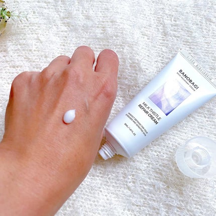 ミルクシスル リペアクリーム/BANOBAGI/フェイスクリームを使ったクチコミ(2枚目)